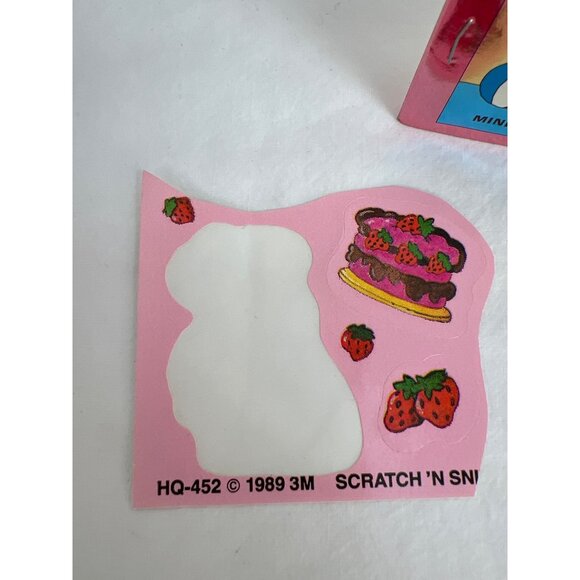 VTG 80s My Favorite Toys Mini Sticker Book Scratch N Sniff Stickers Strawberry G - Picture 2 of 9
